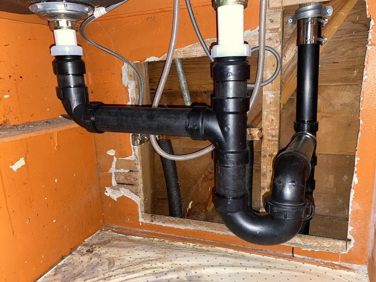 Professional Pipe Bursting equipment and tools on the job in Andover